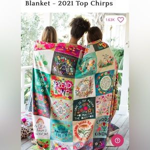 Natural Life XL cozy double sided blanket